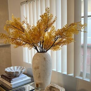 6 Target Faux Fall floral wired stems - short approx 24”